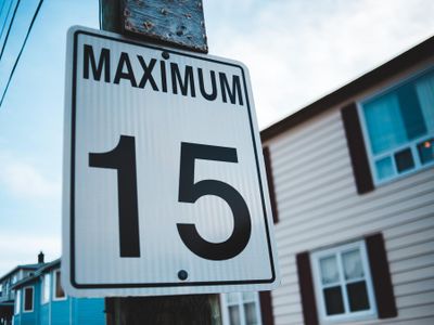 What is the maximum speed limit on residential streets in most areas?