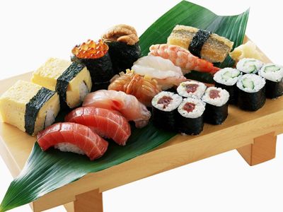 Which country is famous for sushi?