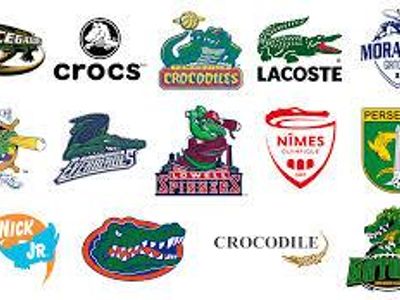 Which company is known for its crocodile logo?