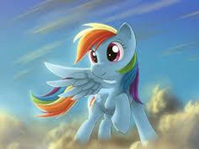 What is Rainbow Dash's cutiemark resemble?