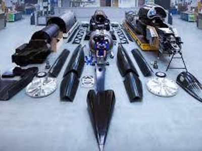 What type of engine powers the ThrustSSC?