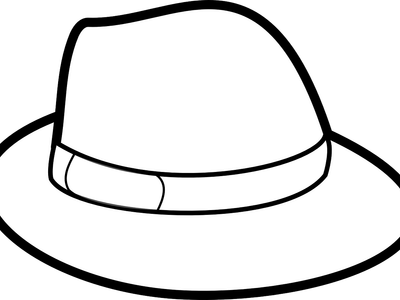 What material is a fedora hat typically made of?