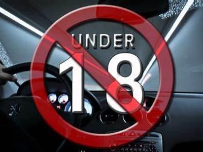 What is the minimum amount of supervised on-road driving experience required by a driver under 18 years of age?