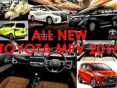 What is Toyota's luxury MPV called in the international market?