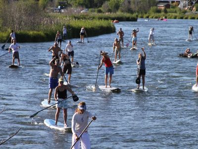 What material are most paddleboards made of?