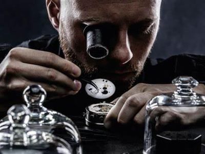 Which metal is commonly used in luxury watchmaking due to its durability and shine?