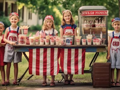 What is the famous children's song about lemonade stands?