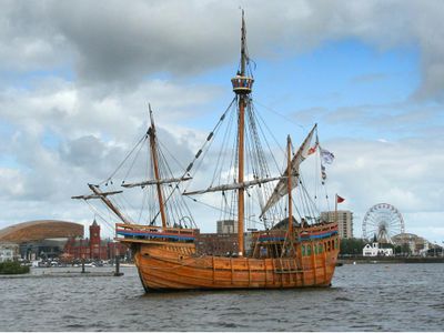 What's the triangular sail at the front of a sailboat called?