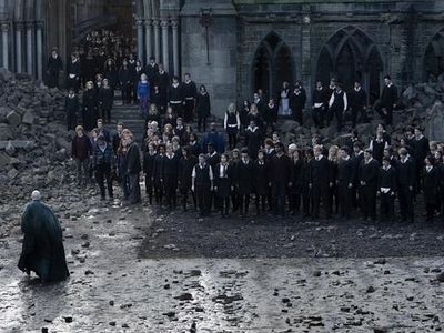 What year did the Battle of Hogwarts of take place?