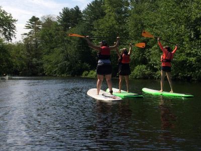 What should you always wear when paddleboarding?