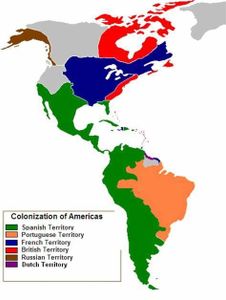 Which European country was the first to establish colonies in the Americas?