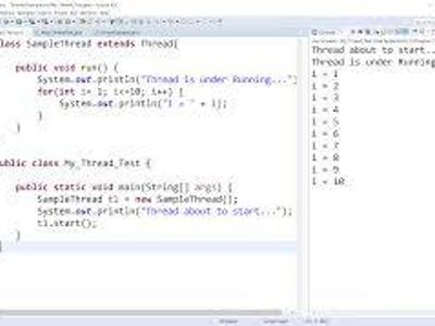 Which method must be implemented by all threads in Java?