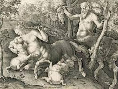 What is the main habitat of centaurs in mythological tales?