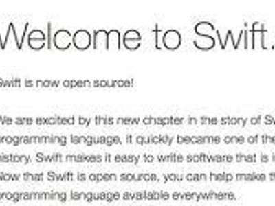 What year was Swift first introduced by Apple?