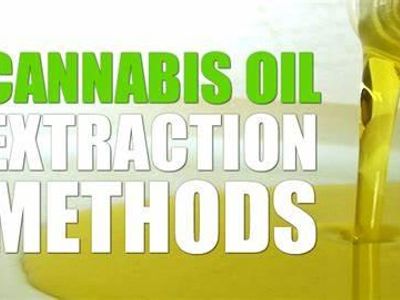 What is the most common method of extracting cannabinoids from cannabis plant material?