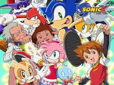 6.Where did sonic crash into on SonicX