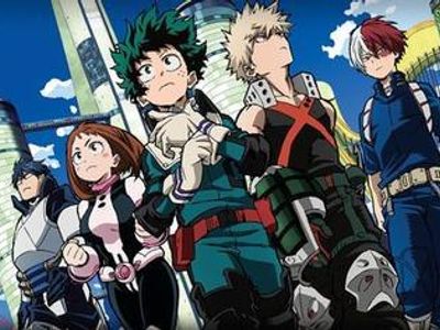 so uh hi guess the anime- you can have another hint which is the year the anime was created oh also the main character (mc) - this will be easy for you now  this anime was made in 2016 mc: Midoriya  feel free to look them up cuz why not