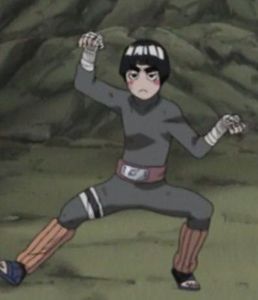 Did Rock Lee win his battle in the chunin exams?