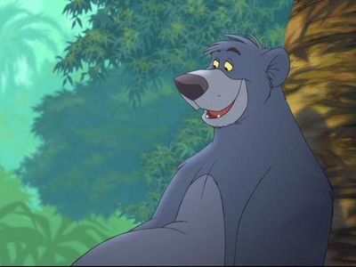 What is the name of the big bear in the Jungle book?