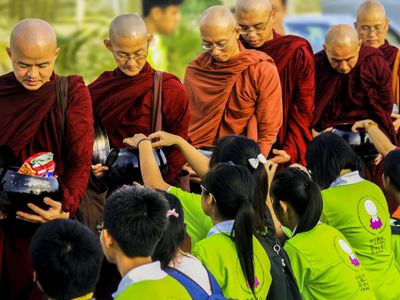 In Buddhism, what is 'Sangha'?