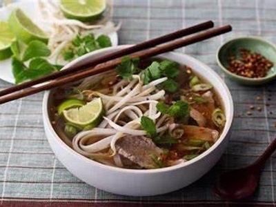 What is the main ingredient in Pho, a Vietnamese noodle soup?