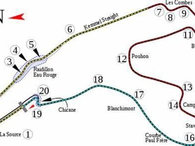 Which race is held at the Circuit de Spa-Francorchamps?