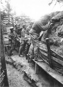 Which battle is synonymous with trench warfare?