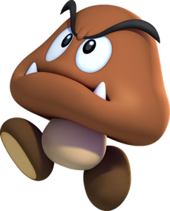 What was the first enemy to appear in a Mario game (arcade included)