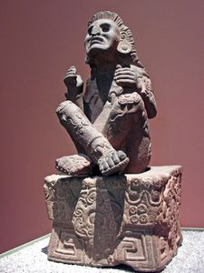 Which other Mesoamerican civilization influenced Aztec religion?