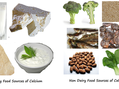 Which food group is a good source of calcium?