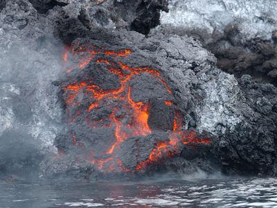 Which landform is a large, deep crack in the Earth's crust?