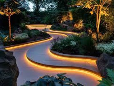 Which accessory helps illuminate the path at night?