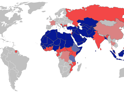 Which country has the largest Muslim population?