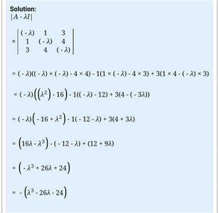 What is the characteristic polynomial of a 2x2 matrix?