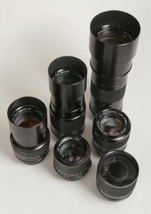 Where are mirrored lenses typically used?