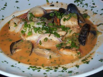 What is the most popular ingredient in the traditional French soup known as bouillabaisse?