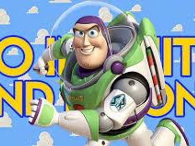 Which animated film features a character known for his catchphrase, 'To infinity and beyond!'?