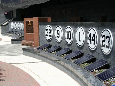 Which Major League Baseball team has the most retired numbers?