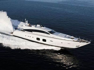 Which luxury brand is known for manufacturing high-end yachts?