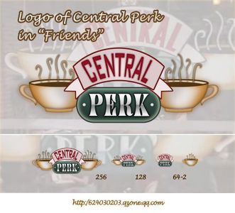 What color are the mugs at Central Perk?