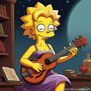 What instrument does Lisa Simpson play?