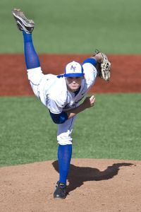 How is a pitcher's mound constructed?