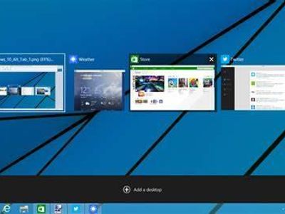 Which feature in Windows allows you to run multiple virtual desktops?