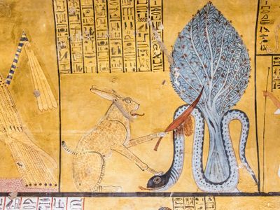 Who was the god of the Nile and annual flooding?