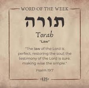 What does the word 'Torah' mean?