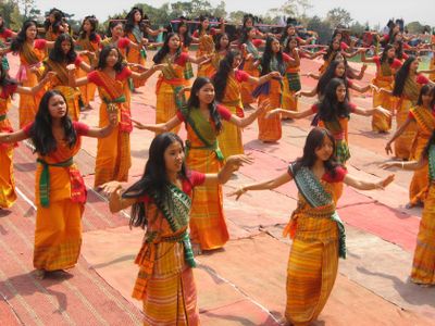 Which region of India has the most traditional dances?