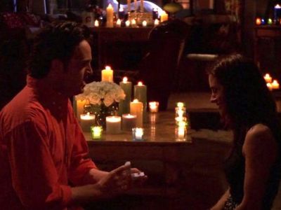 In which episode does Chandler propose to Monica?