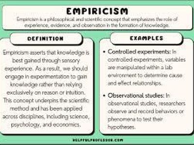 What does 'empiricism' emphasize in the acquisition of knowledge?