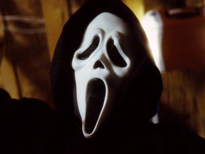 What is the name of this ghastly ghoul from the movie, "Scream"?