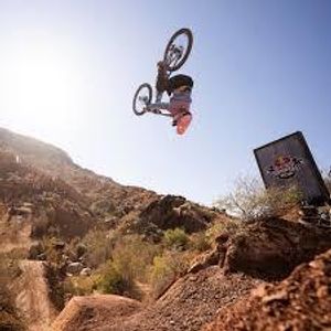 Which region is known for the mountain biking trail called the Red Bull Rampage?